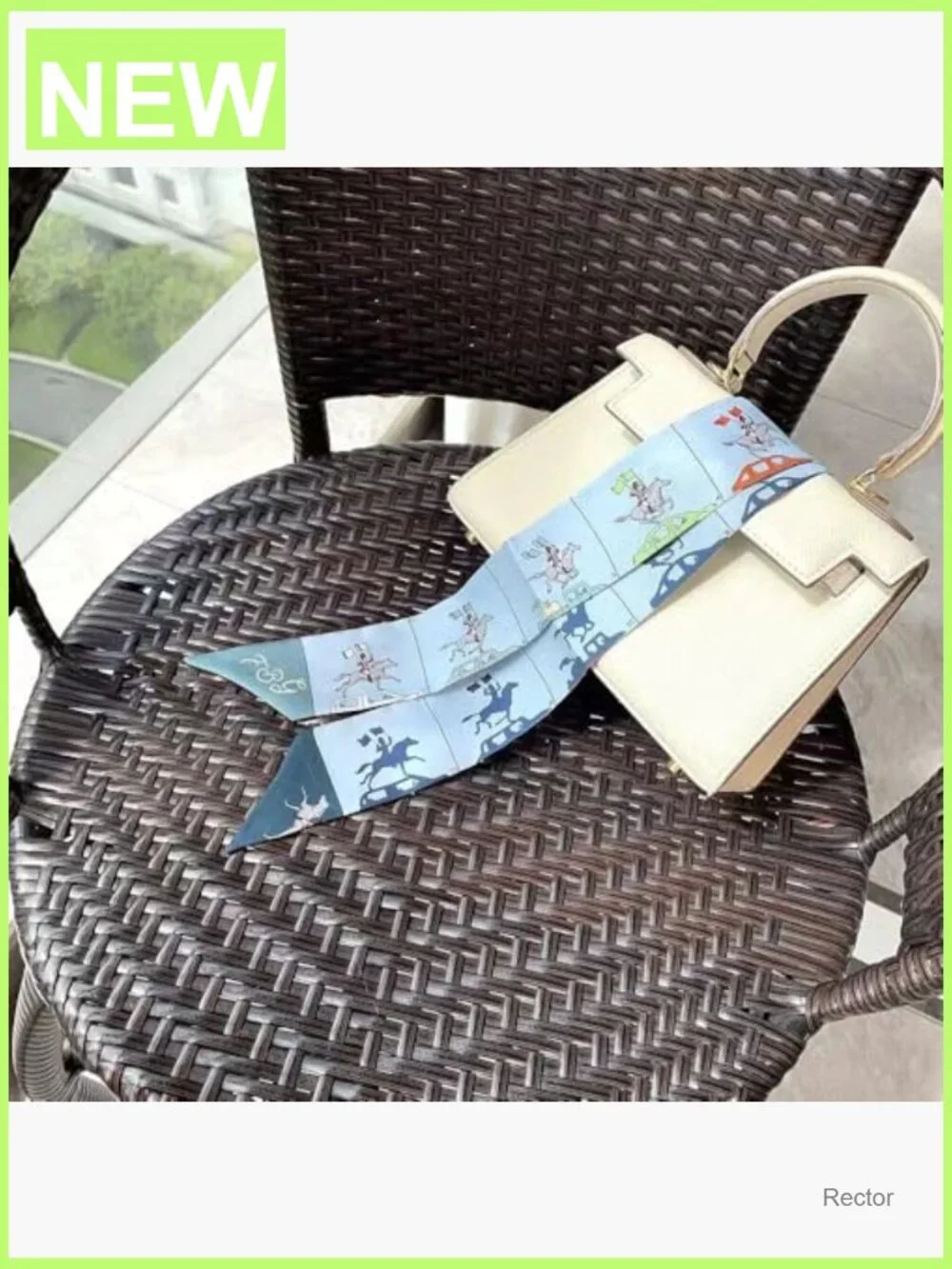 Mulberry Silk Skinny Scarf for Handbags & Hair 2